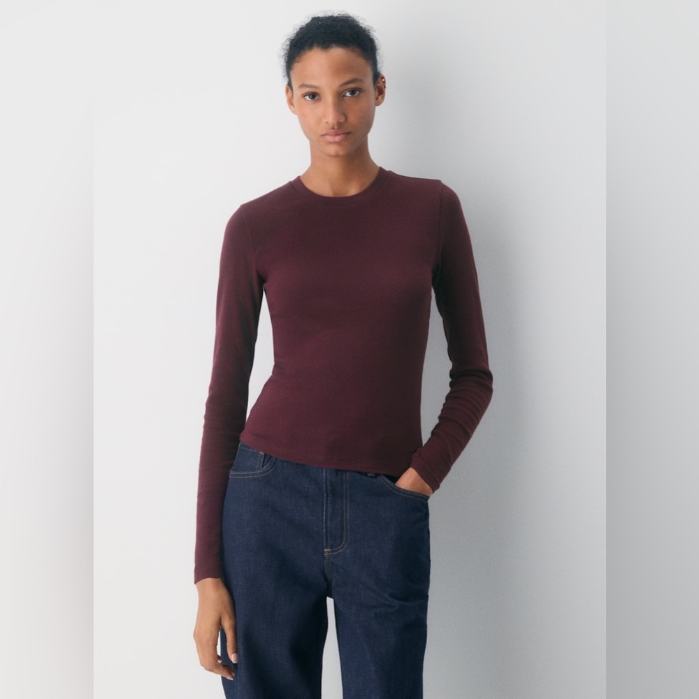 Aritzia HomeStretch Rib Backbeat Longsleeve